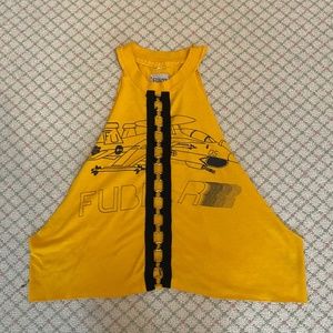 LF low cut sleeve, orange, xs